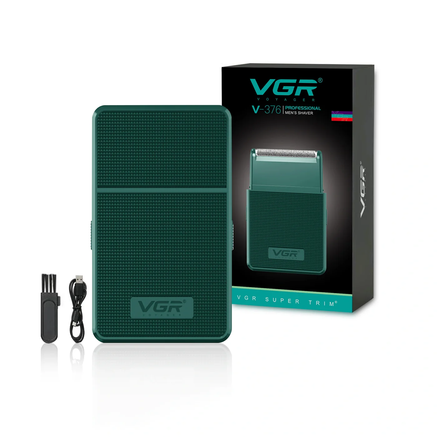 VGR V-376 shaver pocket size design for easy travel use