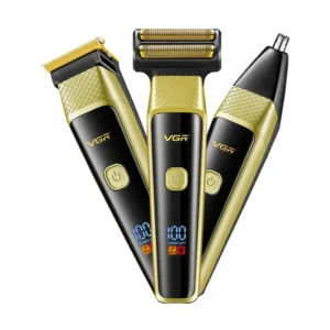 VGR 3 in 1 shaver trimmer with precision trimmer, nose trimmer and double foil shaver