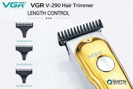 vgr v-290 hair trimmer length control guide combs