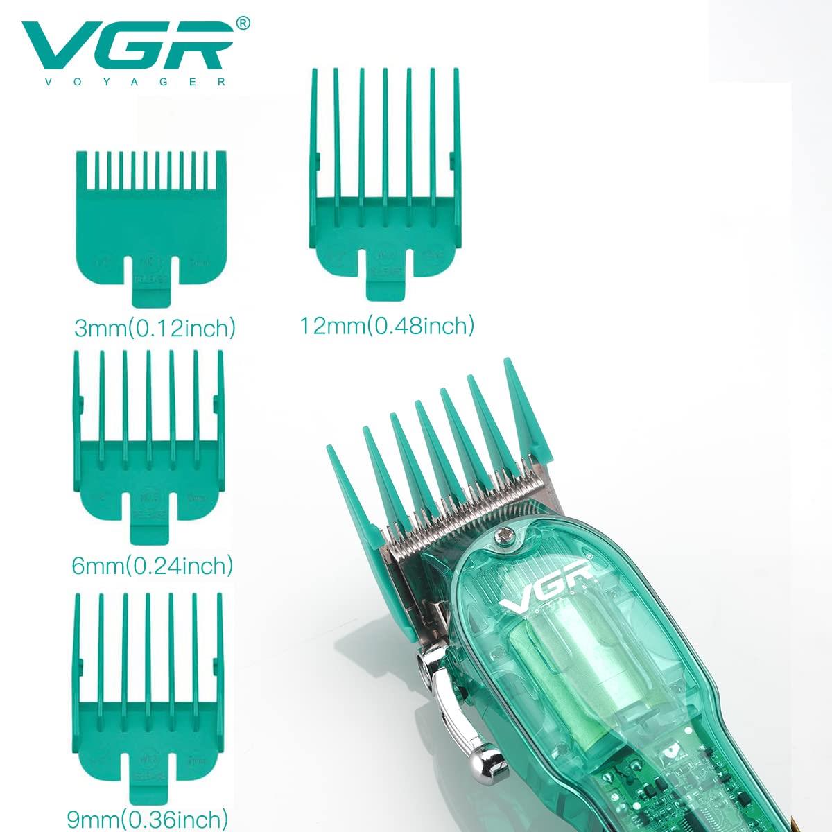 VGR V-660 professional cordless hair clipper front view