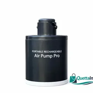 Portable Rechargeable Air Pump Pro black compact electric air device available online at Quetta Imports Pakistan