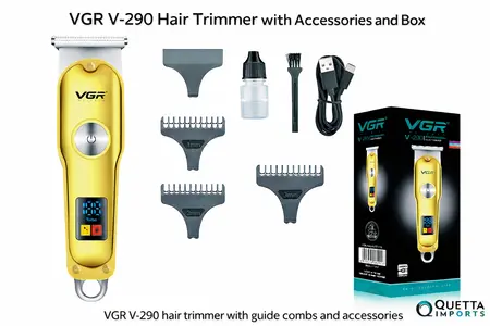 vgr v-290 hair trimmer with accessories in pakistan