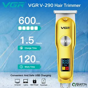 vgr v-290 hair trimmer 600mah battery usb charging