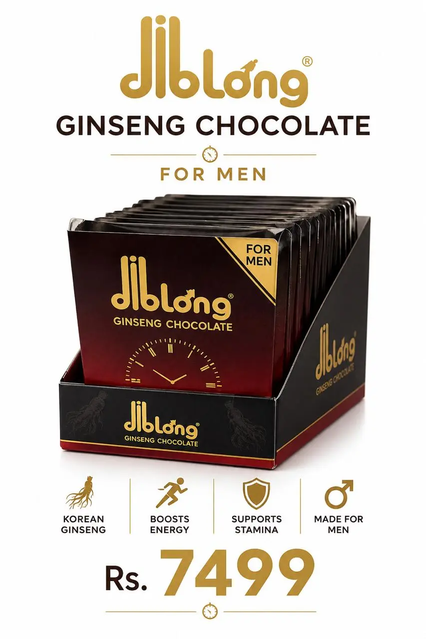 Diblong Ginseng Chocolate for Men box of 12 pieces