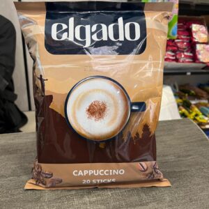 Elgado Cappuccino Instant Coffee 20 Sticks (500g) Premium Imported Coffee from Iran