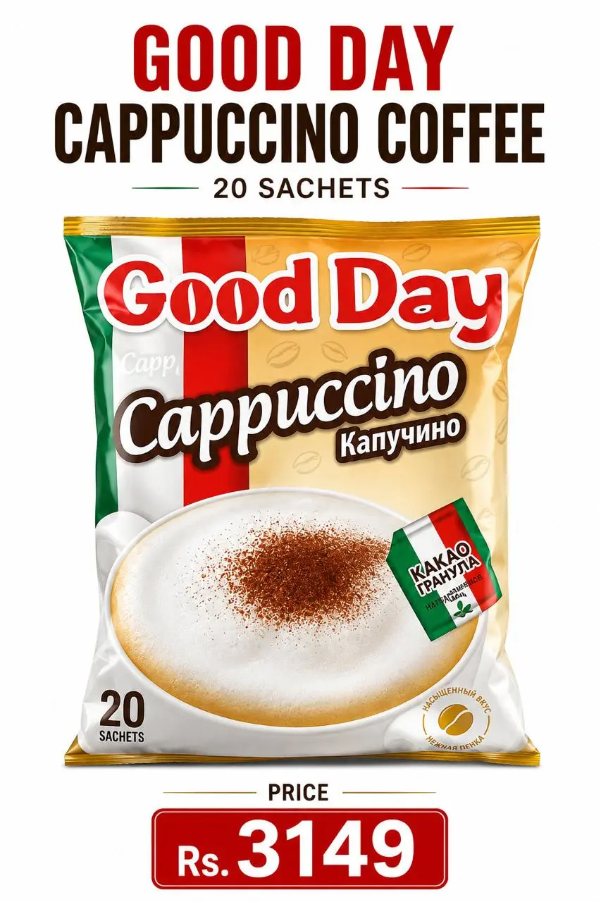 Good Day Cappuccino Instant Coffee 20 Sachets Original Indonesian Coffee Pack
